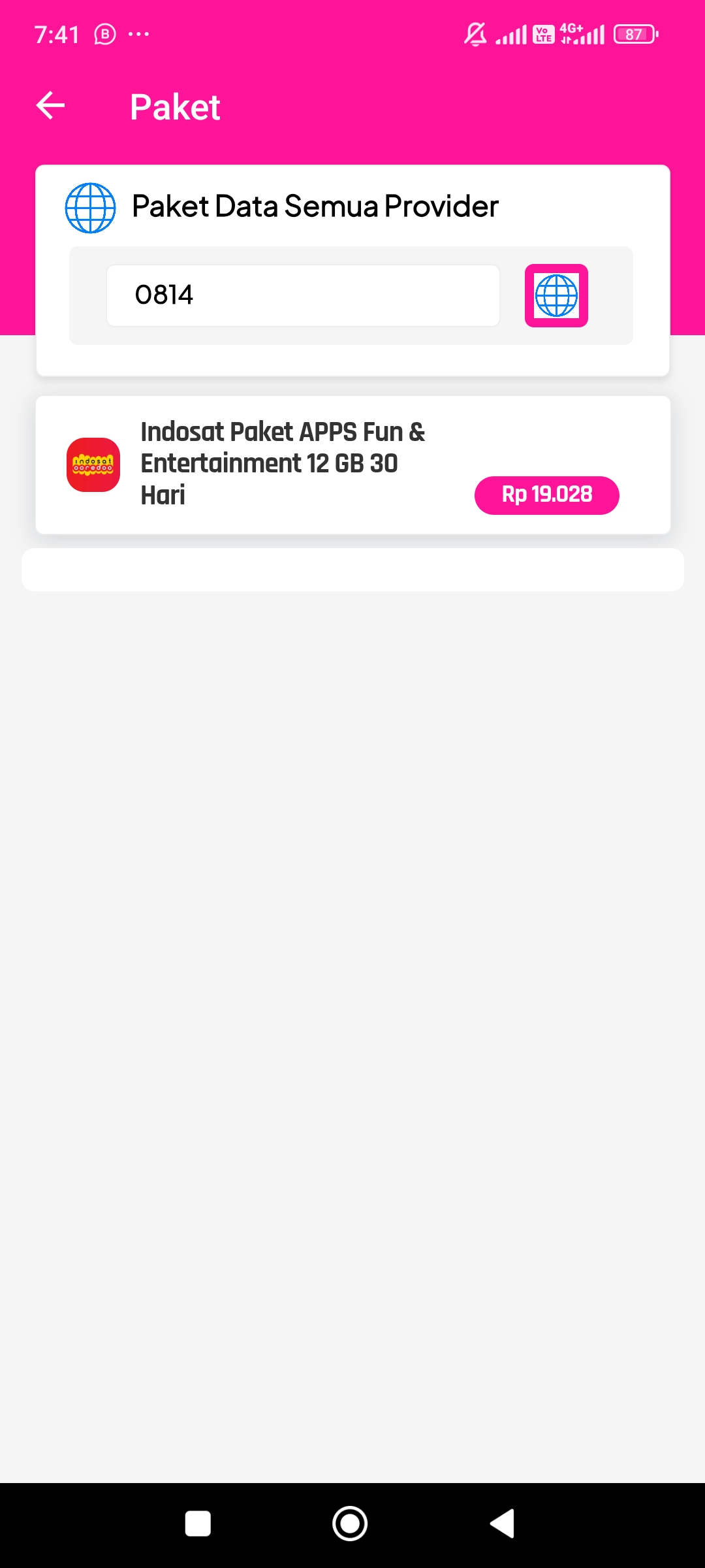 Indosat Paket