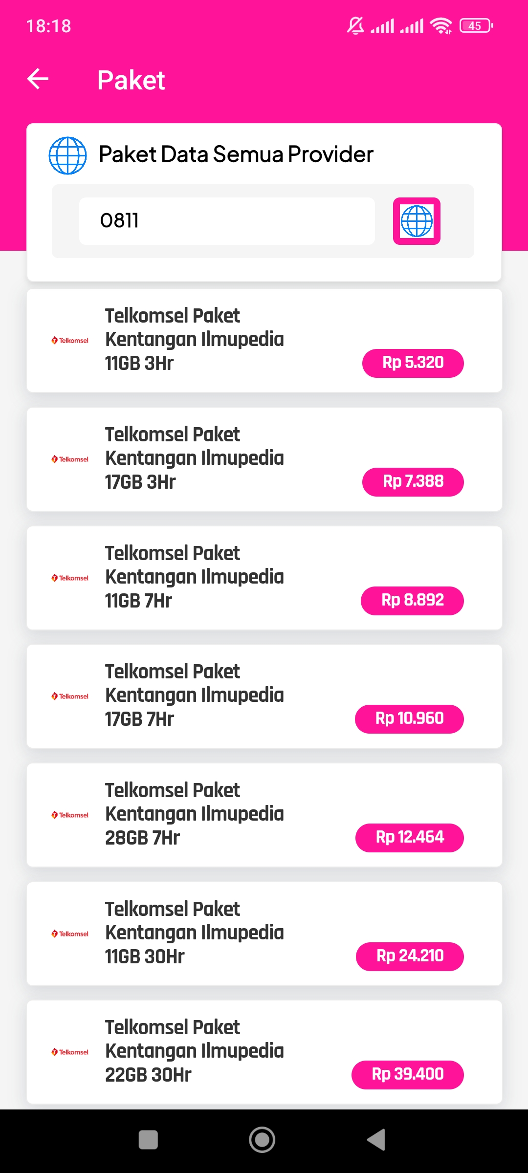 Telkomsel Paket